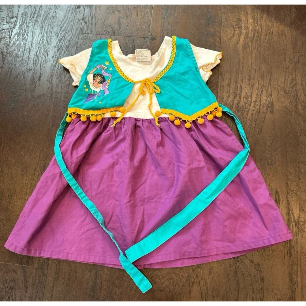 SUPER‎ RARE VTG 90's Disneys Hunchback of Notre Dame Esmerelda Dress Sz 5 - Picture 1 of 4